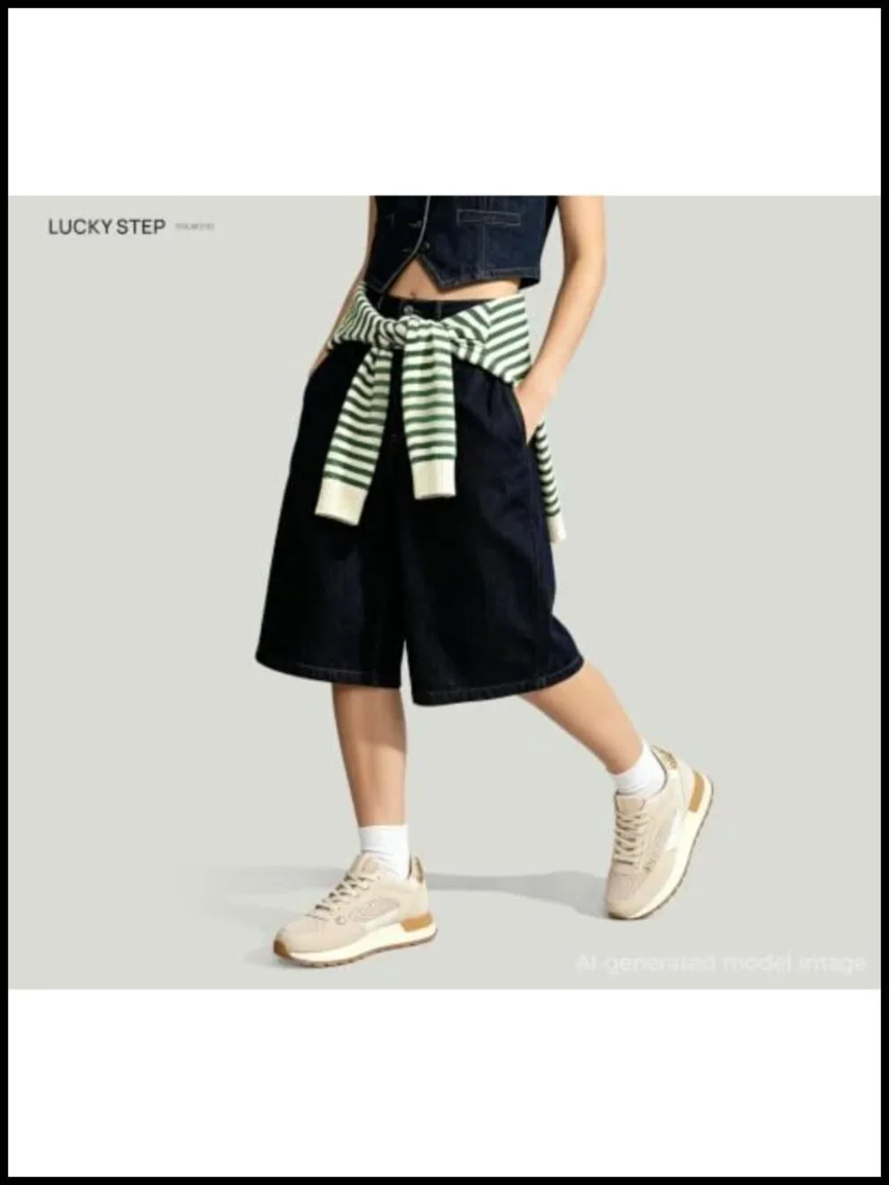 Non Slip Chunky Fashion Sneakers with Dual-Color Laces